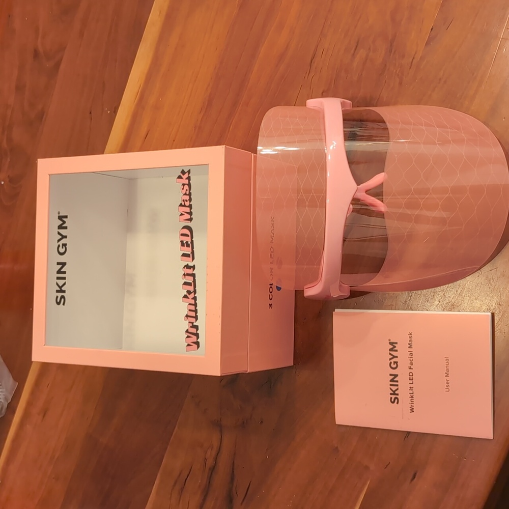 Skin Gym Pink WrinkleLit LED Facial Mask
